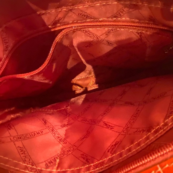 Longchamp Roseau Croc Embossed Crossbody Bag - Picture 6 of 15